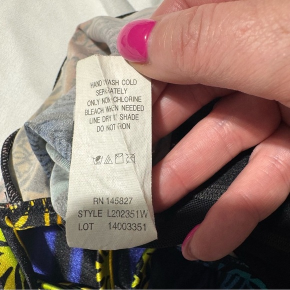 Longitude One Piece Bathing Suit Multicolour Pattern Size - Picture 7 of 14